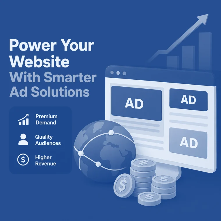Choosing the best ad network: display units on a site backed by global demand and rising revenue